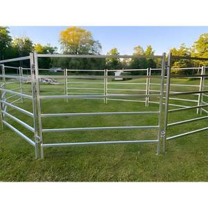 Ağır galvanizli Metal kare kalem sığır Corral hayvancılık çiftlik at Yard çit panelleri - Product Image 6