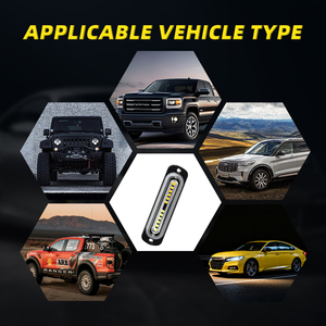 Wireless Remote Control LED <strong>Grille</strong> <strong>Light</strong> with Bright White and Color Changing Modes for Car Truck SUV - Product Image 5