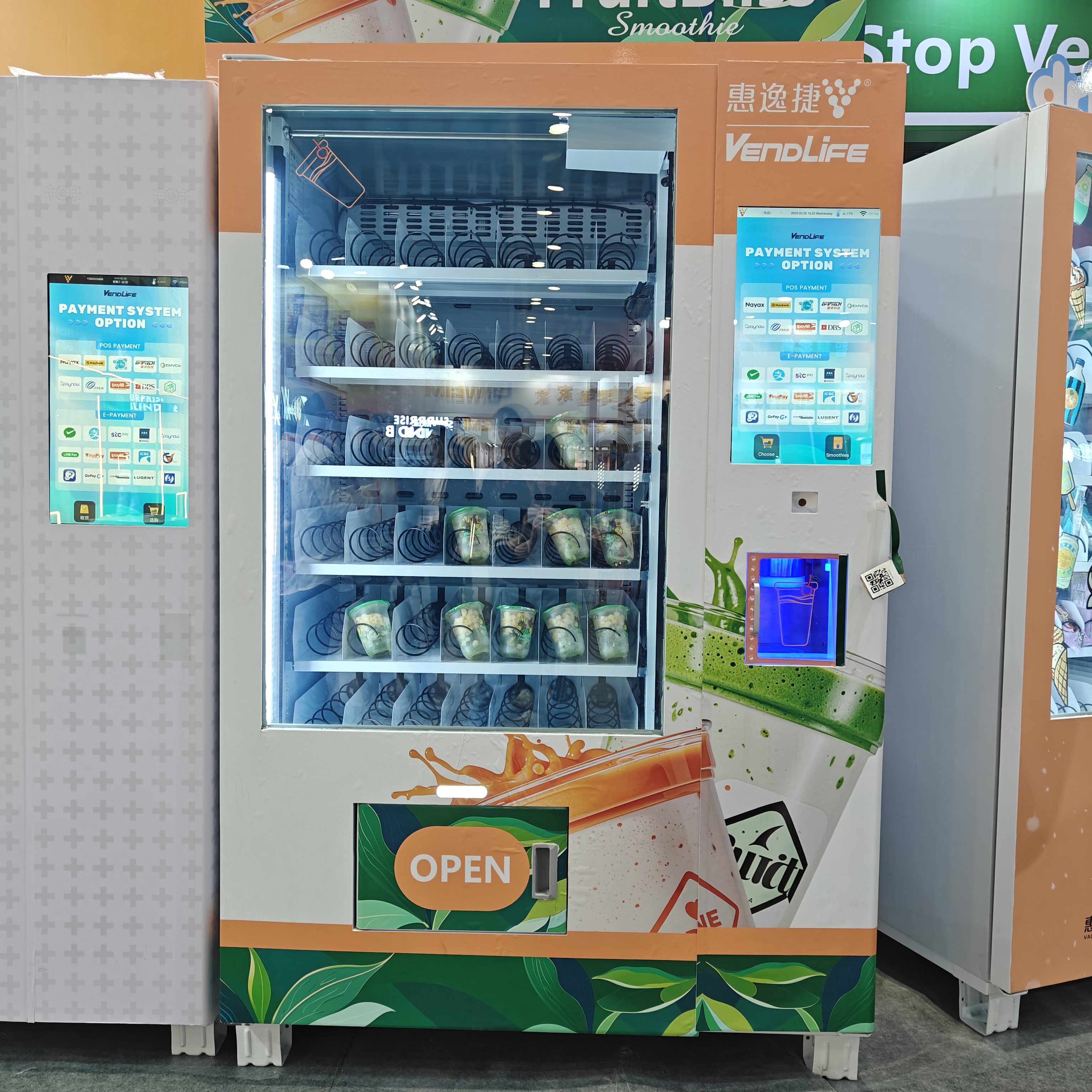 smoothie vending machine automatic