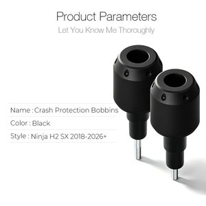 Nouveau protège-moteur épais pour <span class=keywords><strong>moto</strong></span>, <span class=keywords><strong>protection</strong></span> anti-chute pour <span class=keywords><strong>KAWASAKI</strong></span> Ninja H2 SX 2018-2026 - Product Image 2