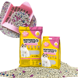 Litière pour chat en bentonite en forme de boule, personnalisée sous marque privée, super absorbante, anti-odeurs, 99 % sans poussière - Product Image 1