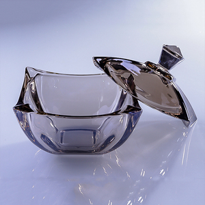 En gros Cristal de luxe En Verre bocal de bonbons avec couvercle - Product Image 5