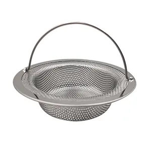 Filtre de vidange de sol en acier inoxydable maille panier filtre piège à cheveux crépine pour évier de cuisine salle de bain - Product Image 1