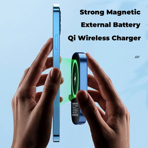 EONLINE Banque d'alimentation portable magnétique 10000mAh <span class=keywords><strong>pour</strong></span> téléphone portable, charge rapide, mini banque d'alimentation sans fil, charge rapide magnétique - Product Image 4