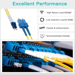 <span class=keywords><strong>LC</strong></span>/UPC-SC/UPC Одномодовый 9/125 дуплексный волоконно-оптический патч-корд используется для оптоволоконного оборудования <span class=keywords><strong>LC</strong></span> SC <span class=keywords><strong>SM</strong></span> DX разъем - Product Image 5
