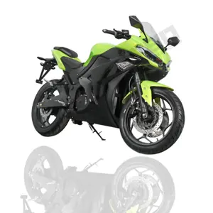 5000w 17 इंच 2 पहिया वयस्क इलेक्ट्रिक मोटरसाइकिल 110KM/H अधिकतम गति इलेक्ट्रिक रेसिंग