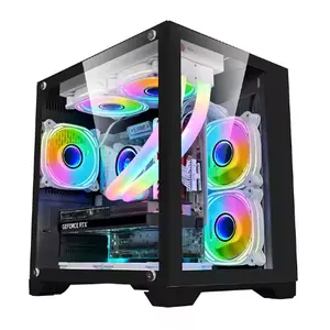 تصميمات خاصة لحاويات ألعاب الكمبيوتر، حاويات للألعاب PC، حاويات Mid Tower Micro ATX، مبرد و مروحة تبريد وحدة المعالجة المركزية للحواسب الشخصية