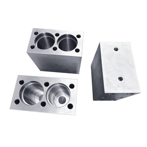 Pression nominale double effet personnalisée 350bar cylindre de bloc carré à trois tiges pour pousser le cylindre hydraulique - Product Image 1