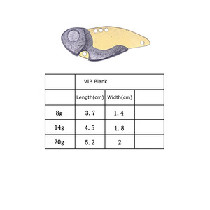 Esche Artificiali VIB in Metallo Grezzo Non Verniciato 8g 14g 20g per la <span class=keywords><strong>Pesca</strong></span> di <span class=keywords><strong>Spigola</strong></span>, Carpa, Marlin, Trota, Pesci d'Acqua Salata, <span class=keywords><strong>Pesca</strong></span> <span class=keywords><strong>a</strong></span> <span class=keywords><strong>Fondo</strong></span>, Mini Esche Artificiali - Vendita all'Ingrosso - Product Image 5