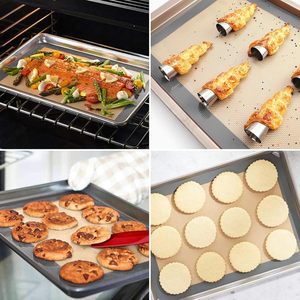 Tapis de cuisson en silicone de qualité alimentaire, antiadhésifs, pour four, feuilles de cuisson en silicone, tapis de cuisson - Product Image 4