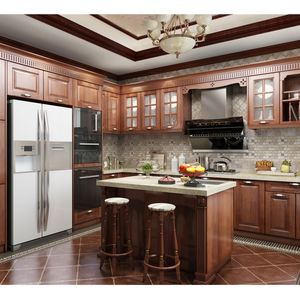 ร้อนขาย Weifang สีเทาการ<span class=keywords><strong>ก่อสร้าง</strong></span>ไม้อัด KNOCK ห้องครัวตู้ Oak Shaker - Product Image 1