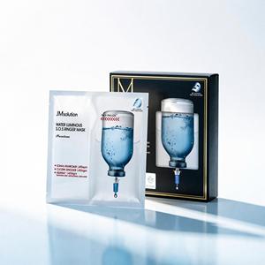 Masque facial en coton premium JMsolution Water Luminous S.O.S Ringer avec AHA pour tous types de peaux, soin quotidien - Product Image 1