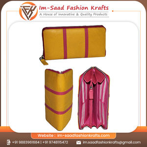 Luxury Ladies Genuine Leather <b>Small</b> Clutch <b>Wallet</b> Landscape Design Long Zipper Purse Card Cash Holder Style for Daily Use - Product Image 5