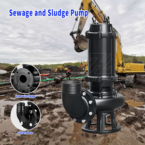 Pompe à eaux usées submersible robuste en acier inoxydable avec garantie de deux ans pour le nettoyage des fosses à cendres des centrales électriques, pompe broyeuse pour eaux usées - Product Image 6