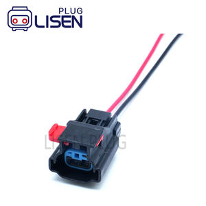 2.8 wanita, 2 Pin 54200206mm perempuan steker lampu otomotif mobil konektor soket kuncir untuk c-ummnt 0090-148 - Product Image 3