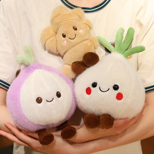 Design Kawaii <span class=keywords><strong>aglio</strong></span> cipolla zenzero bambola peluche giocattoli di peluche personalizzati dal disegno di frutta e verdura peluche - Product Image 5