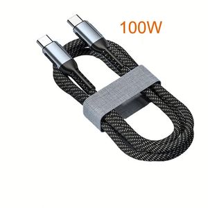 Best Selling Type C-Type C Charger <b>Cables</b> <b>Data</b> Transfer Mobile Phone <b>Cables</b> Nylon Braided USB-C <b>Cables</b> for Smart Phones - Product Image 1