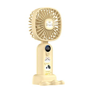 Altamente recomendado Mini ventilador portátil recargable amarillo <span class=keywords><strong>aire</strong></span> acondicionado ventilador de refrigeración comercial Usb de mano - Product Image 6