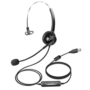 ENC降噪耳机服务耳机定制呼叫中心耳机，具有主动降噪功能