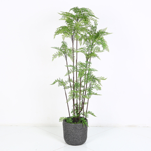 Gros arbres artificiels en plein air fougère pot artificiel décoratif extérieur faux plante - Product Image 3