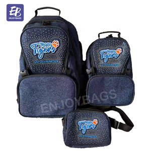 Zaino Personalizzato per Squadre di Cheerleading e Studi di Danza, per Competizioni Allstars Worlds, con Cerniera <span class=keywords><strong>in</strong></span> Qualsiasi Colore, <span class=keywords><strong>Borse</strong></span> per Ragazze <span class=keywords><strong>in</strong></span> Blu Navy - Product Image 3