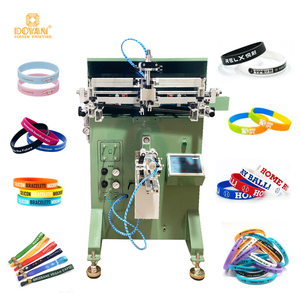 Prodotti cilindrici serigrafia stampante nuova condizione Silicone braccialetto macchina da stampa con Logo personalizzato - Product Image 1