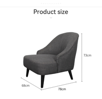 Ensemble de canapés et fauteuils de luxe minimalistes modernes pour salon et hôtel, modulables et réglables en hauteur