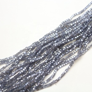 Nouveauté 2026 : Perles de cristal faites à la main <span class=keywords><strong>en</strong></span> gros, perles carrées <span class=keywords><strong>en</strong></span> <span class=keywords><strong>verre</strong></span> de 2 mm <span class=keywords><strong>pour</strong></span> rideaux, bijoux, lustres - Product Image 3