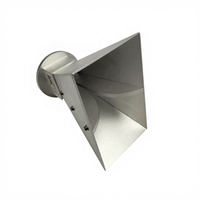 Antenne cornet directionnelle à gain élevé 1,6-12 GHz avec coque en aluminium CNC pour inspection EMC et calibration de signal micro-ondes