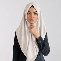Nouveau style 90*90cm Hijab carré à pois uni en satin de polyester imitation soie de qualité supérieure, décoré de strass, réversible et durable, pour femme musulmane