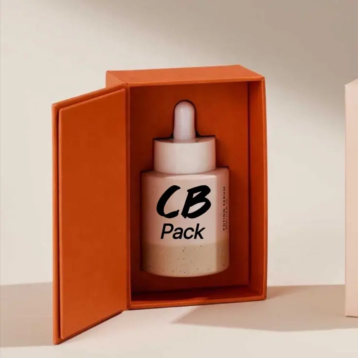 Reciclado doble Impresión logotipo personalizado pelucas maquillaje regalo cartón envío Rosa embalaje cosmético caja de correo