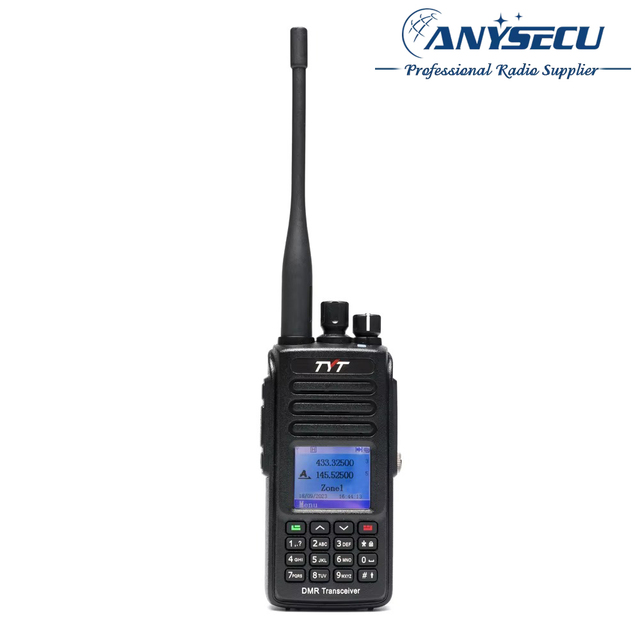 TYT MD-UV390Plus DMR Two Way Radio 10W IP67 Dual Band Analog Digital Walkie Talkie 3000 CH Long Distance Transceiver No GPS