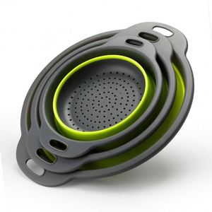 Juego de Coladores Plegables de Silicona para Cocina, Colador Multifuncional Plegable para Frutas y Verduras para Uso Doméstico - Product Image 4