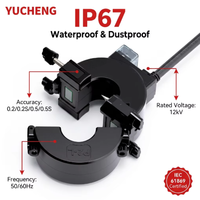 Transformador de Corriente de Núcleo Dividido Impermeable IP67 para Exteriores 100/5A 200/5A 400/5A 600/5A Clase 0.5 CT Abierto/Cerrado para Medidor de Energía
