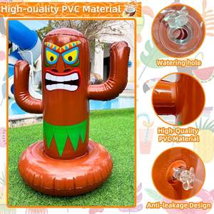 Jeu de lancer de cerceaux gonflables en PVC pour adultes, pour piscine, intérieur/extérieur, thème tropical estival - Product Image 4