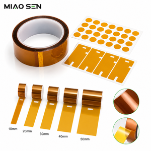 Cinta de poliimida troquelada con adhesivo de silicona de una cara, resistente a altas temperaturas, 4000V, para enmascaramiento de componentes electrónicos SMT - Product Image 2