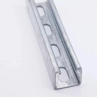 Perfil en C Unistrut 21x41 41x41, Estándar ASTM, Acero Inoxidable con Recubrimiento en Polvo de 2mm de Espesor, con Servicios de Soldadura y Corte