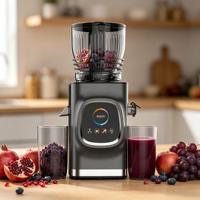 Commerciële slimme slowjuicer, koudgeperste, BPA-vrije sapcentrifuge voor heel fruit, grotere maat, zelfreinigende koudgeperste sapcentrifuge.