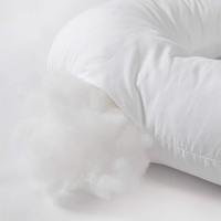 Coussin en coton blanc écologique pour bébé en forme de U respirant 200TC oreiller pour tout-petits pour les femmes enceintes qui allaitent