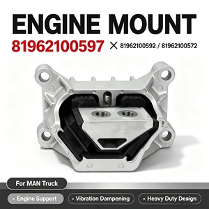 Soporte de Motor Trasero 81962100597 81962100592 81962100572 para Camión MAN TGA TGS TGX, Cojín de Goma - Product Image 2