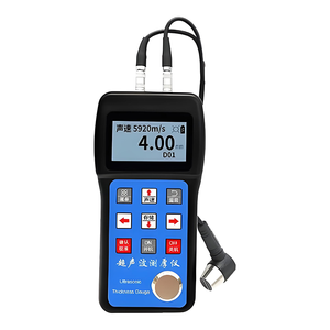 Jauge d'épaisseur ultrasonique numérique professionnelle de haute précision, plage de mesure de 0,75 à 600 mm pour les tests de matériaux - Product Image 1