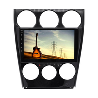 Radio mobil 2Din 9 inci Android, pemutar Multimedia GPS mobil Audio DVD Autoradio, Radio mobil untuk Mazda 6 2002-2008 4G Wifi BT