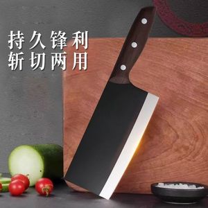 <b>Black</b> Warrior Chopping Knife, Forged Knife, Sharp Kitchen Knife, Bone Cutter, Hotel Chef's Dual-Purpose Knife - Product Image 1