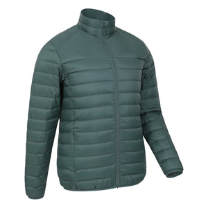 Veste matelassée pour homme de haute qualité, coupe-vent, chaude pour l'hiver, rembourrage en coton matelassé, logo, couleur unie, brillante - Product Image 2