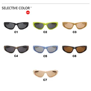 Retro Brille Mode Gafas de Sol Cat Eye Shades Custom Designer maßge schneiderte Sonnenbrille Frauen Sonnenbrille