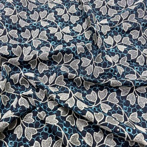 Tissu en coton africain, tulle suisse brodé, dentelle, robe en strass, jupe en coton - Product Image 2