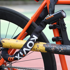 Sélection de la fonction d'alarme Bras/Désarmer Accessoires de cycle Serrure à chaîne Petite chaîne Serrure à main pour vélo - Product Image 3