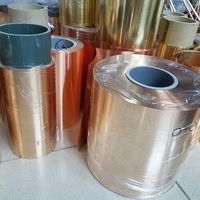 Tira de Cobre Puro C1100 C1200 C1020 C5191, Superficie Brillante, Cinta de Cobre Suministrada por la Fábrica, Barras de Lámina de Cobre, Servicios de Soldadura, Doblado y Corte