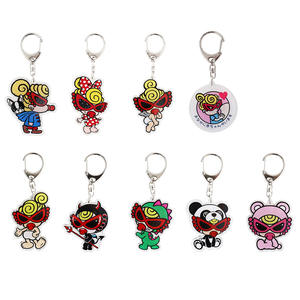 Amuletos de Acrílico con Forma de Gafas de Sol Negras, Estilo Japonés, para Decorar Mochilas, Fundas de Teléfono, Coches - Product Image 2