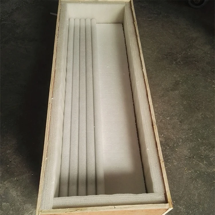 Straight sic silicone carbide heating rods with cold zone and hotzone
